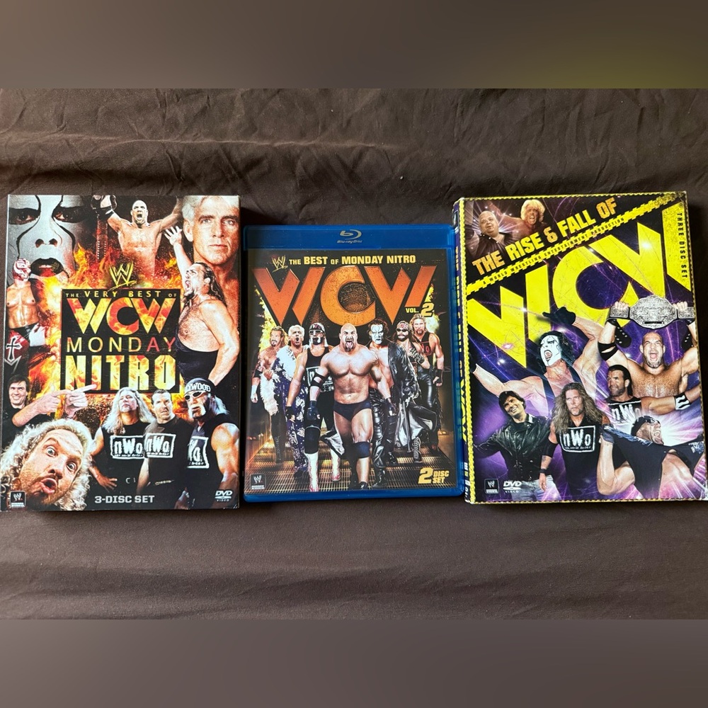 WWE WCW dvd Monday night nitro vintage 90s and 2000s
